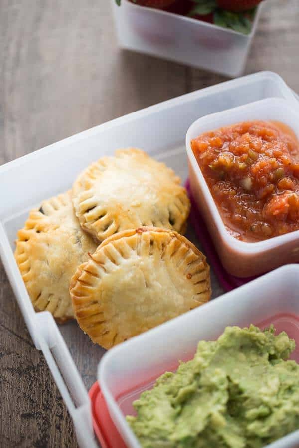 Crispy and flaky mini taco hand pies a great savory back to school lunch