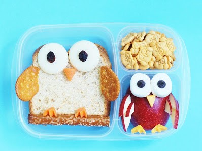 Cute Owl Bento back to school lunch