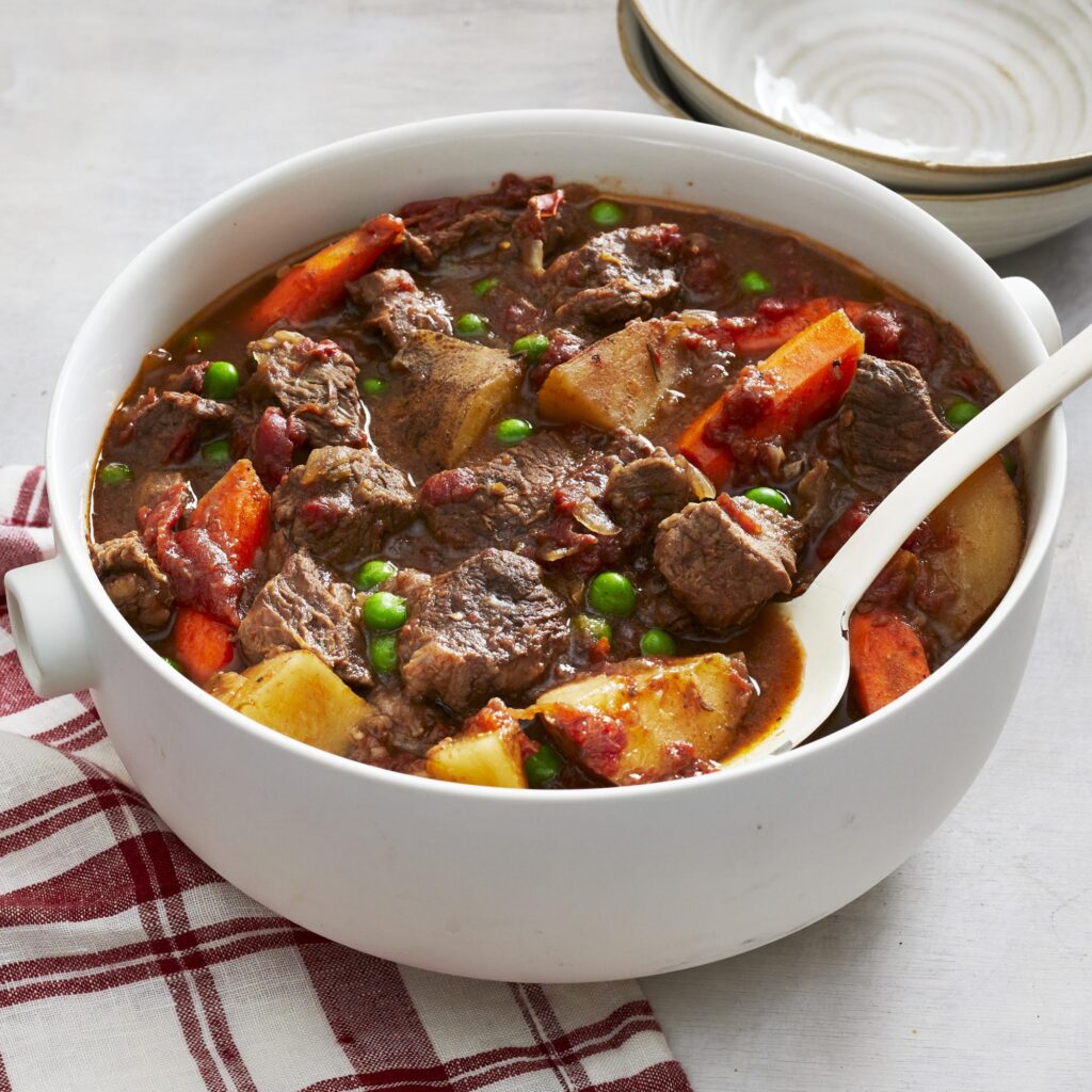Christmas eve slow cooker beef stew