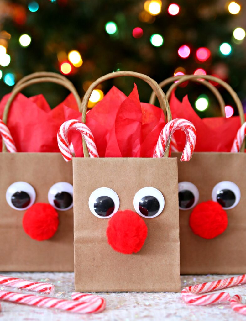 adorable Reindeer Gift bags