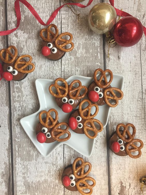 No-Bake Reindeer Oreo Cookies for Christmas
