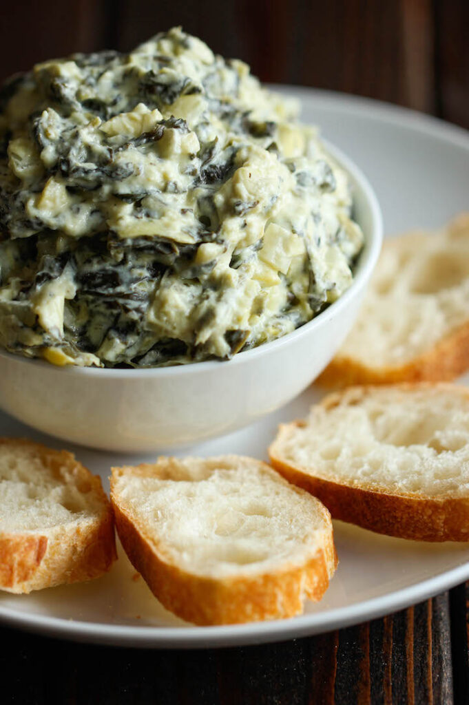 Slow cooker spinach and artichoke dip a perfect Holiday appetizer