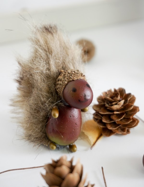 Easy Adorable Squirrel Acorn Craft for Kids