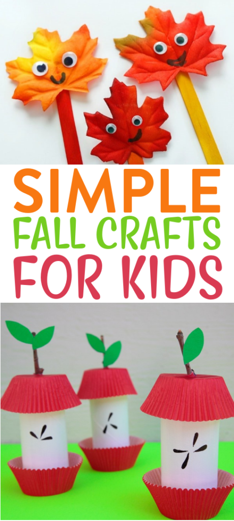 Simple Fall Crafts For Kids roundup