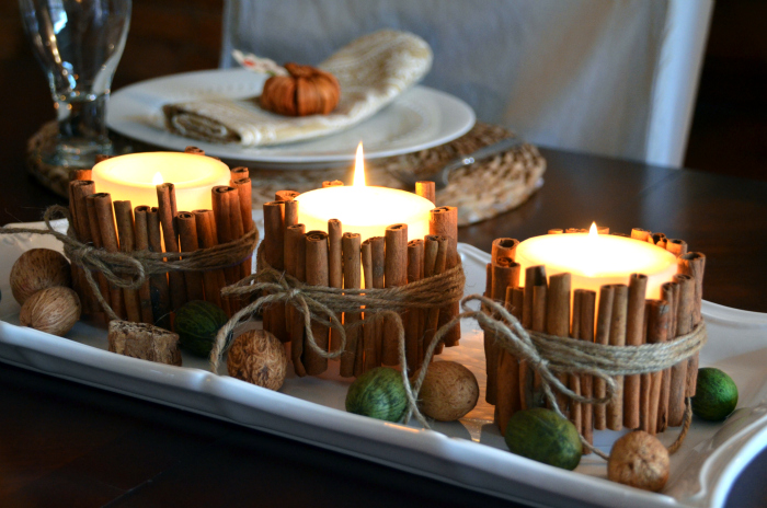 Gorgeous Cinnamon stick candles
