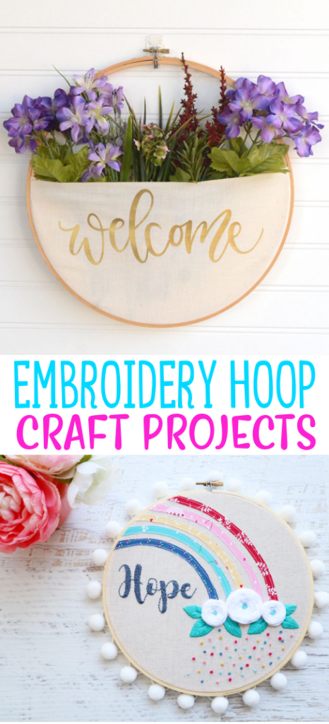Embroidery Hoop Craft Projects roundups