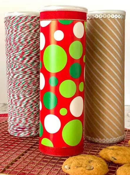 Creative Gift Packaging for Cookies using can of Pringles
