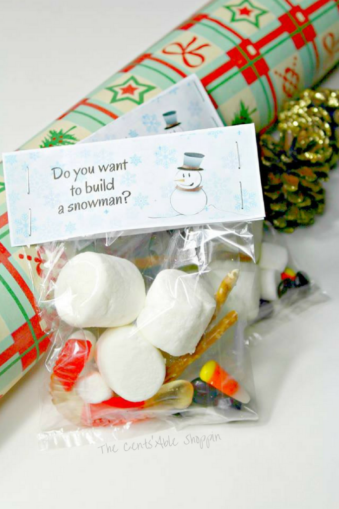 Snowman Children’s Holiday Treat Bags