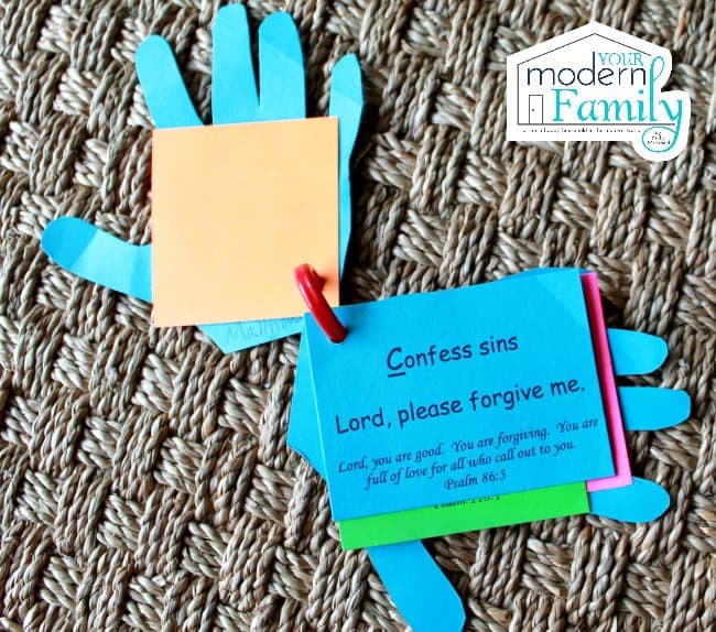  prayer hands for kids craft