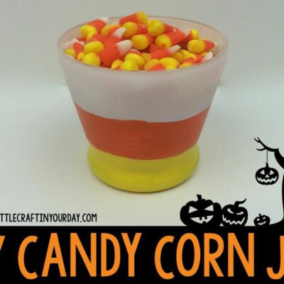 Candy Corn Inspired Crafts